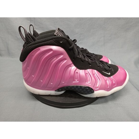 Nike Girls Little Posite One (GS) Sneakers Aura Pink Black Size 4.5 NEW IN BOX! - Picture 4 of 12